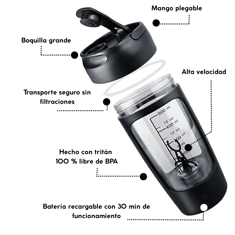 Shaker eléctrico portátil